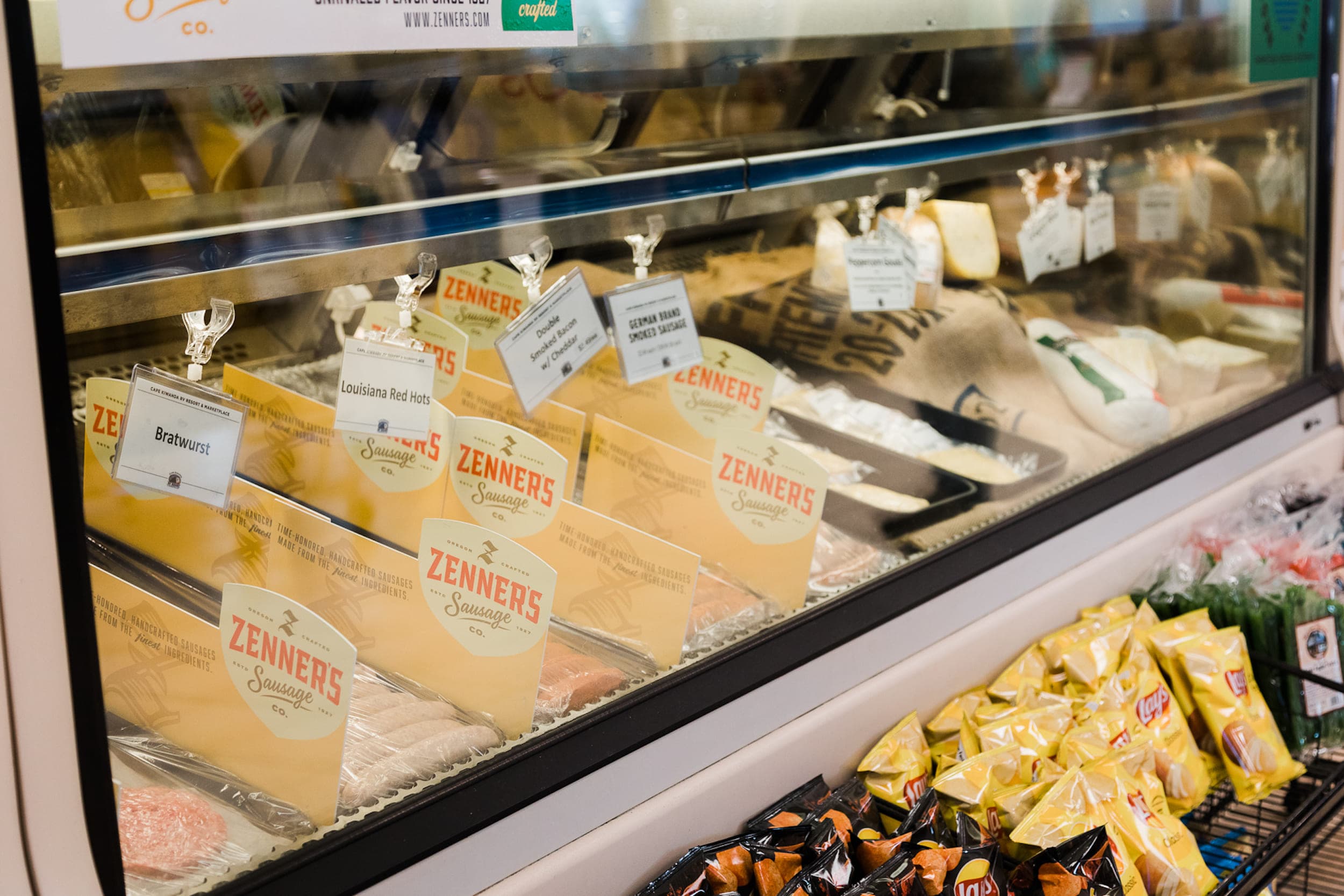 The deli section of a grocery market