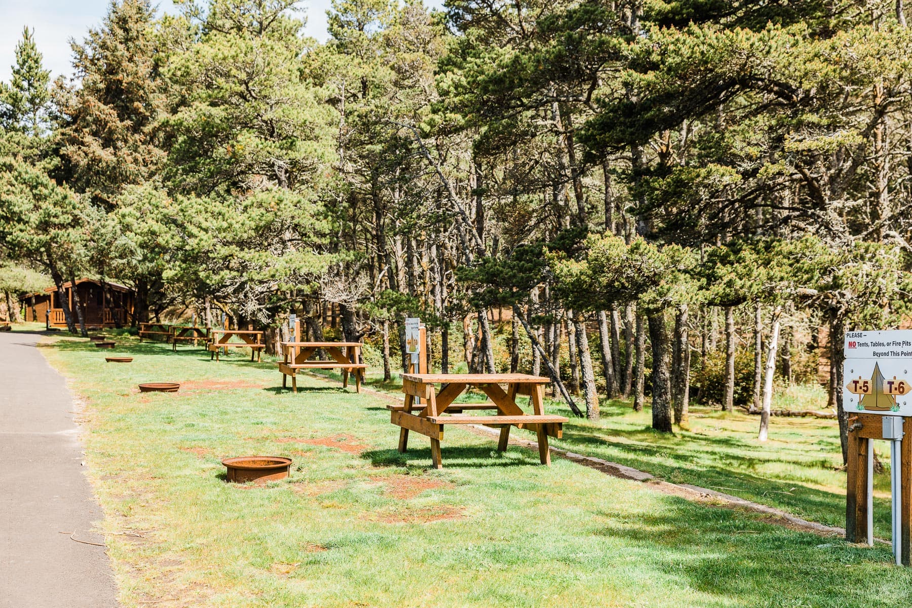 Picnic Tables At Harts Camp