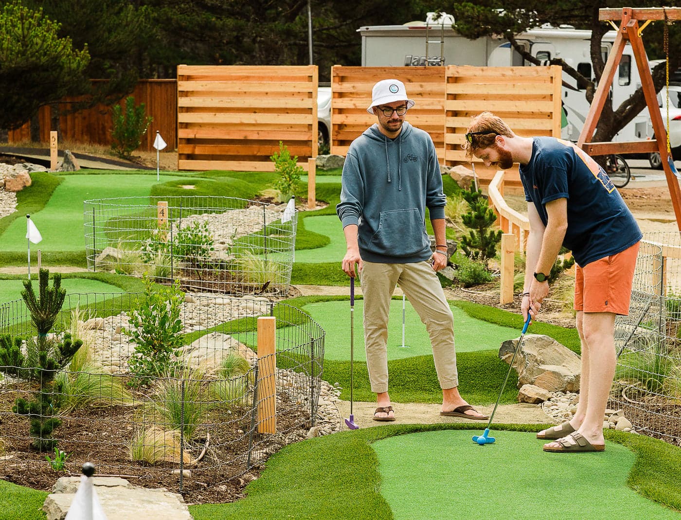 Mini Golf At Harts Camp