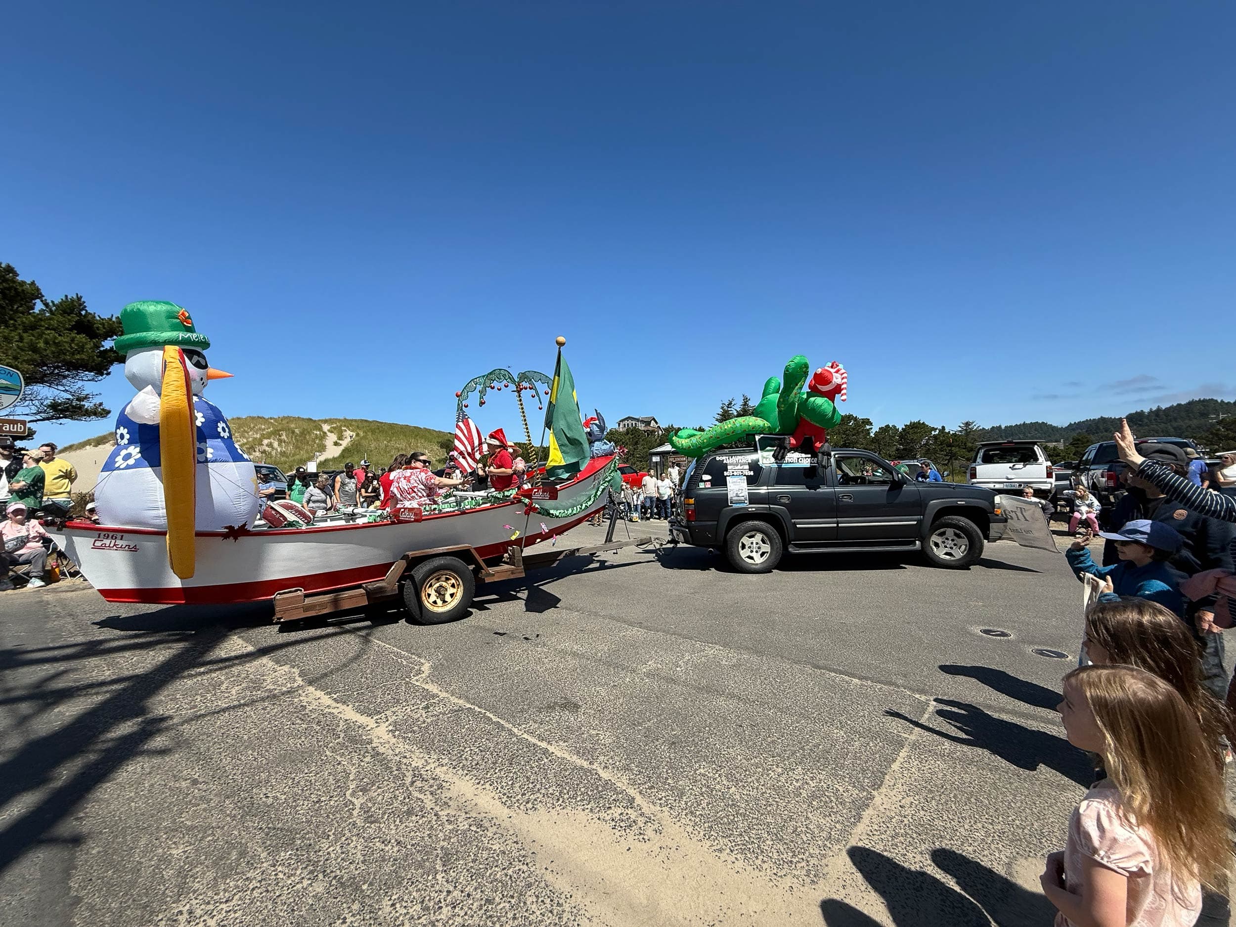 Parade at the Clover's Day Celebration